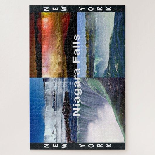 Niagara Herfsten New York Foto Uitzichten Legpuzzel (Verticaal)