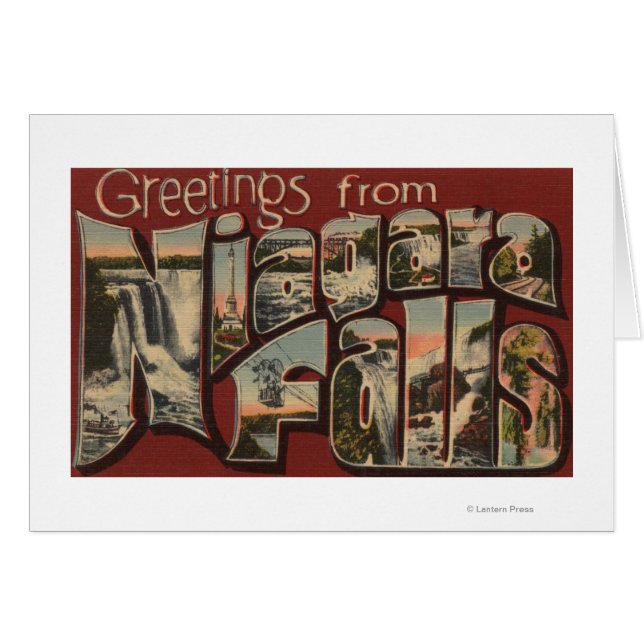 Niagara Herfsten, New York - Large Letter Scenes 5 (Voorkant Horizontaal)