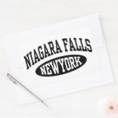 Niagara Herfsten New York Rechthoekige Sticker (Envelop)