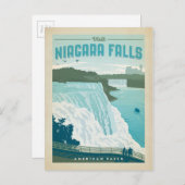 Niagara Herfsten, NY Briefkaart (Voorkant / Achterkant)