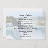 Niagara Herfsten NY - Uitzicht Van Amerikaanse zij Kaart (Voorkant)