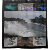Niagara Herfsten Oldest State Park Collage Shower  Douchegordijn (Voorkant)