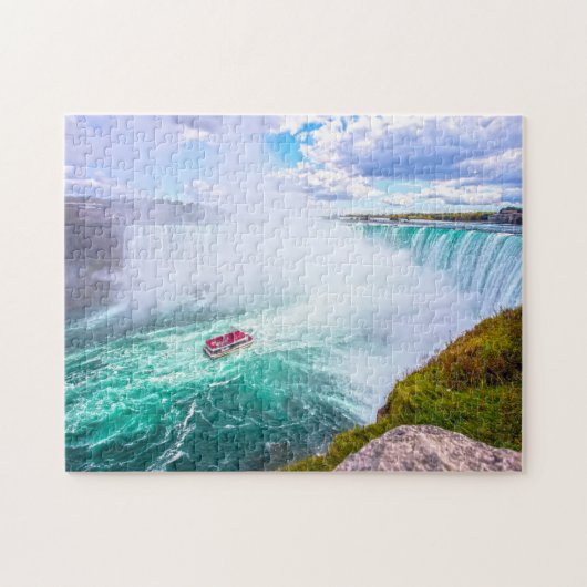 Niagara herfsten Ontario Canada. Legpuzzel (Horizontaal)