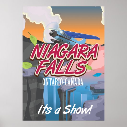 Niagara Herfsten Ontario Canada reisposter Poster (Voorkant)