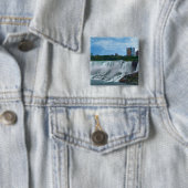 Niagara-Herfsten op de Canadese Button (In situ)