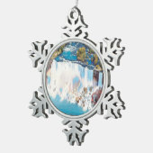 NIAGARA-HERFSTEN - Panorama Tin Sneeuwvlok Ornament (Rechts)