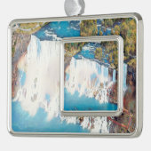 NIAGARA-HERFSTEN - Panorama Verzilverd Kader Ornament (Links)