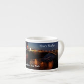 Niagara Herfsten Peace Bridge espresso mok (Voorkant rechts)