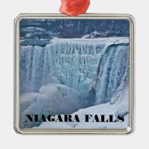 Niagara Herfsten Premium Square Ornaments Metalen Ornament