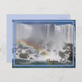 Niagara Herfsten Rainbow Briefkaart (Voorkant / Achterkant)