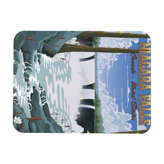 Niagara Herfsten Reisposter Magneet (Horizontaal)