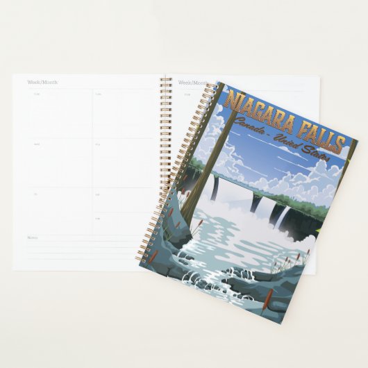 Niagara Herfsten Reisposter Planner (Display)
