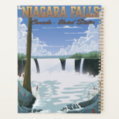 Niagara Herfsten Reisposter Planner (Achterkant)