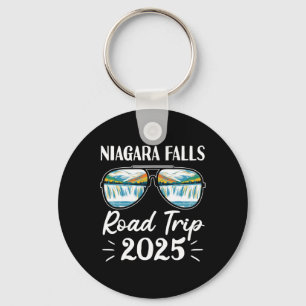 Niagara Herfsten Road Trip 2025 Zonnebril Familie Sleutelhanger