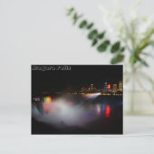 Niagara Herfsten 's nachts Briefkaart (Staand voorkant)