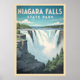 Niagara Herfsten State Park V01 Poster