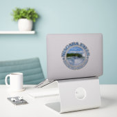 Niagara Herfsten Sticker (Laptop op bureau)