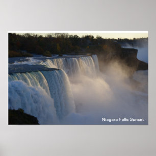 Niagara Herfsten Sunset Poster