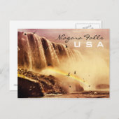 Niagara Herfsten, U S A Briefkaart (Voorkant / Achterkant)
