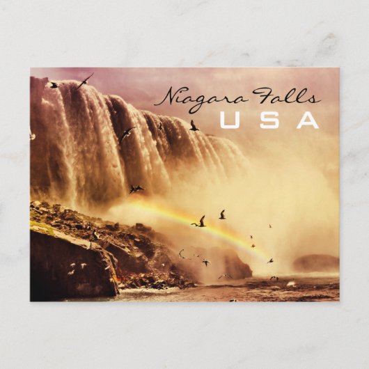Niagara Herfsten, U S A Briefkaart (Voorkant)