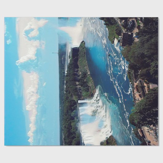 NIAGARA HERFSTEN - UITZICHT CADEAUPAPIER (Vlak)