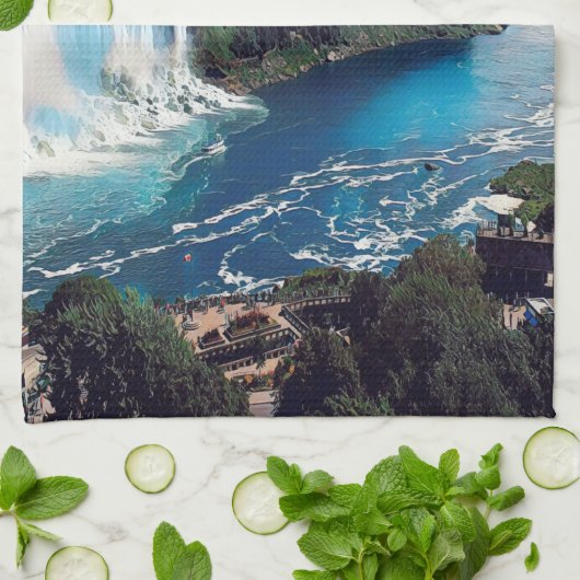 NIAGARA HERFSTEN - UITZICHT THEEDOEK (Gevouwen)