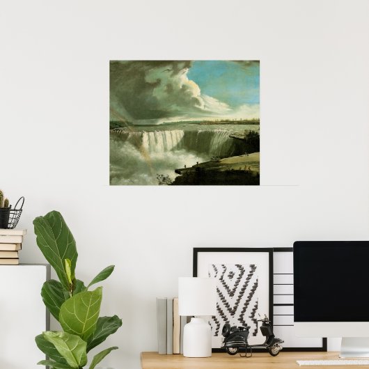Niagara Herfsten van Table Rock van John Vanderlyn Poster (Thuiskantoor)