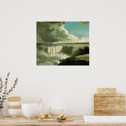 Niagara Herfsten van Table Rock van John Vanderlyn Poster (Keuken)