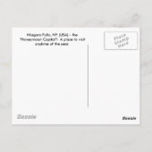 Niagara Herfsten, Verenigde Staten Briefkaart (Achterkant)