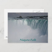 Niagara Herfsten Waterfall Briefkaart (Voorkant / Achterkant)