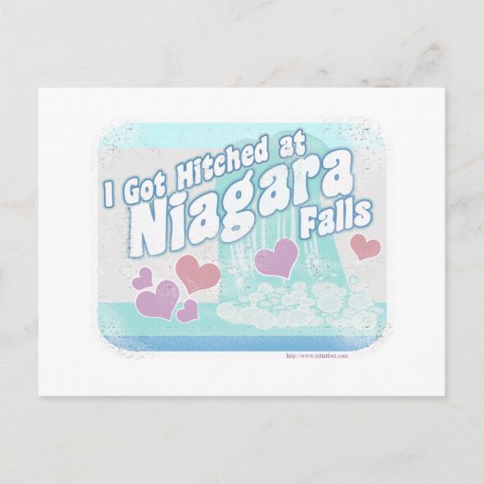 Niagara Herfsten Wedding Briefkaart (Voorkant)