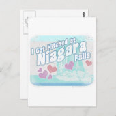 Niagara Herfsten Wedding Briefkaart (Voorkant / Achterkant)