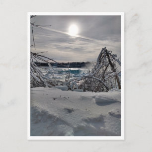 Niagara in de Winter Briefkaart