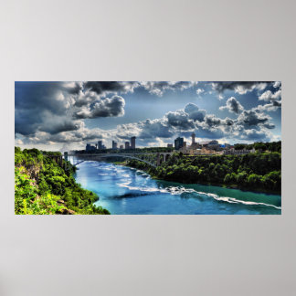 Niagara River/Rainbow Bridge Poster