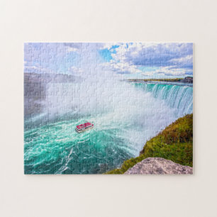 Niagara watervallen Ontario Canada. Legpuzzel