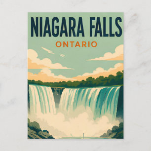 💦 Niagarawatervallen Moderne Landmark Stijl 💦 Briefkaart