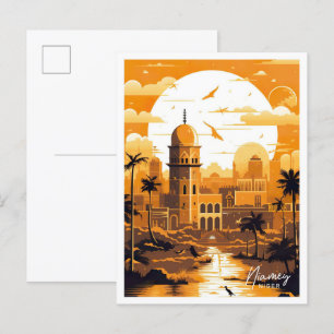 Niamey Niger Africa Travel Place illustratie Briefkaart