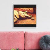 Niarobi Elephant Canvas Afdruk (Insitu (Woonkamer))