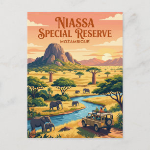 Niassa Special Reserve Mozambique Briefkaart