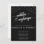 Nibbles Nightcaps Fab Engagement Party Uitnodiging (Voorkant)