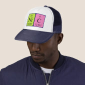 Nic nom de table périodique casquette (En situation)