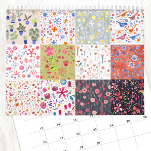 Nic Squirrell Botanische Bloemkunst Kalender
