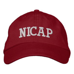 NICAP Logo   Paranormal Onderzoek Honkbalpet Geborduurde Pet