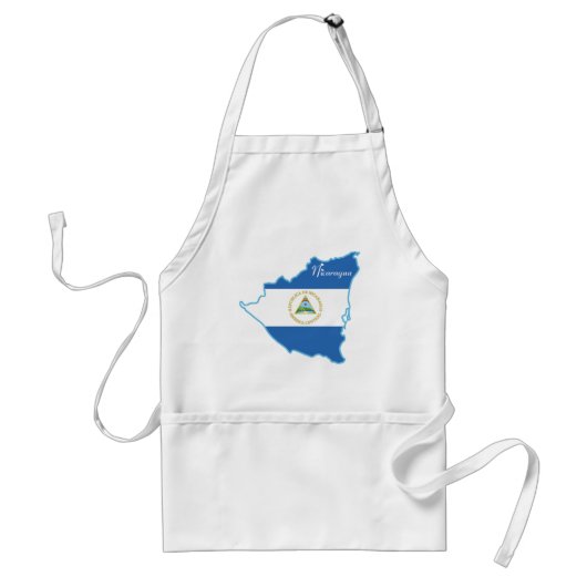 Nicaragua Apron Standaard Schort (Voorkant)