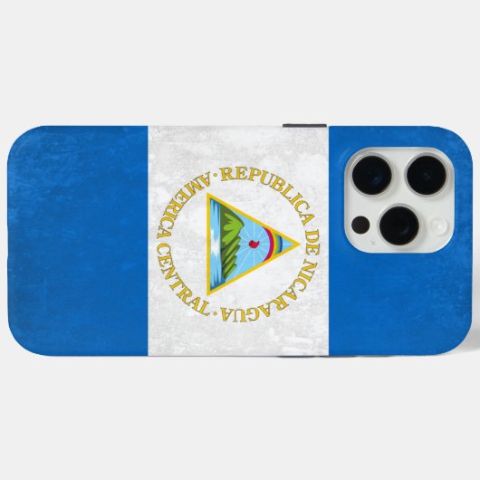 Nicaragua Case-Mate iPhone Case (Achterkant (horizontaal))