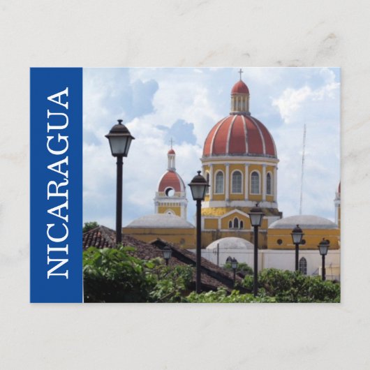 nicaragua cathedraal briefkaart (Voorkant)