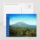 nicaragua concepcion vulcano briefkaart (Voorkant / Achterkant)