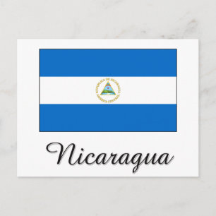 Nicaragua Flag Design Briefkaart
