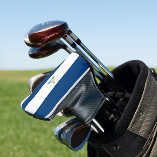 Nicaragua Flag Golfheadcover (Insitu)