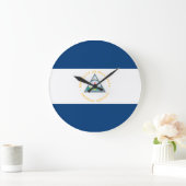 Nicaragua Flag Grote Klok (Huis)